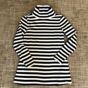 Dudley Stephens Size S Cobble Hill in Blue and White Striped Vello Fleece